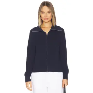 Stitches & Stripes Laurie Full Zip in Cadet