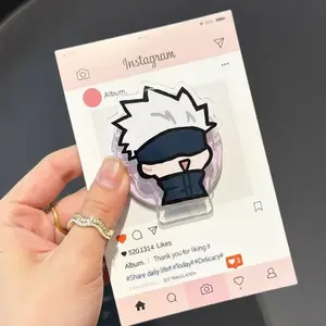 Gojo Satoru Jujutsu Kaisen Cute Chibi Acrylic Phone Grip Stand MagSafe Magnetic Holder for iPhone 15 14 13 Anime Gift
