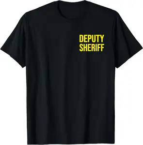 Deputy Sheriff Police Law Enforcement Uniform Costume T-Shirt