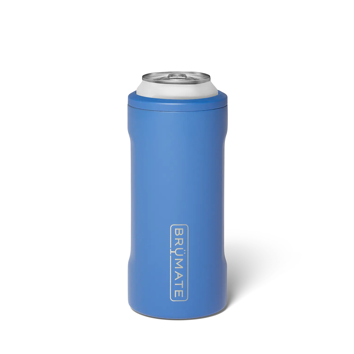 BrüMate Hopsulator Slim Insulated Can Cooler | 12oz Slim Cans | Skinny Can Stainless Steel Drink Holder