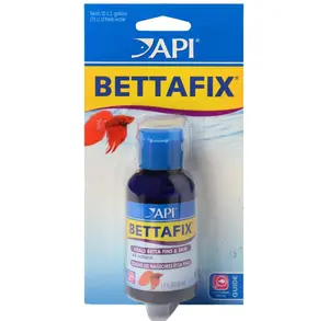 API BETTAFIX Antibacterial & Antifungal Betta Fish Infection and Fungus Remedy 1.7-Ounce Bottle