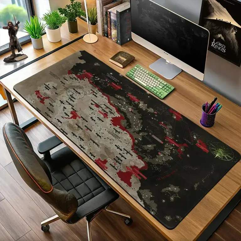 [FASTSHIPPING] Warhammer 40K Galaxy Map Mouse Pad, Tactical Gaming Desk Mat, Desk Mat, PC Accessories.