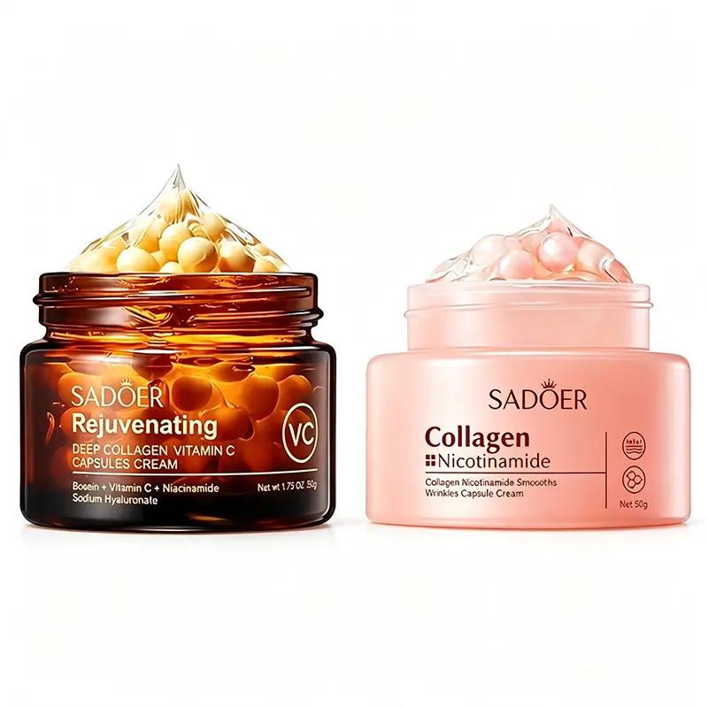 Korean Skincare Mix & Match Boba Cream Set, TikTok Viral Capsule Creams for Uneven Skin Tone, Glow & Hydration, K-Beauty Skin Repair, Holiday Gift