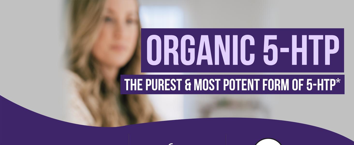 Plant 5-HTP 200 mg, 99% 5HTP Plus Cofactor Vitamin B6 & Lion’s Mane | Water Extracted from Organic Griffonia Seeds | Supports Mood, Cognition & Sleep