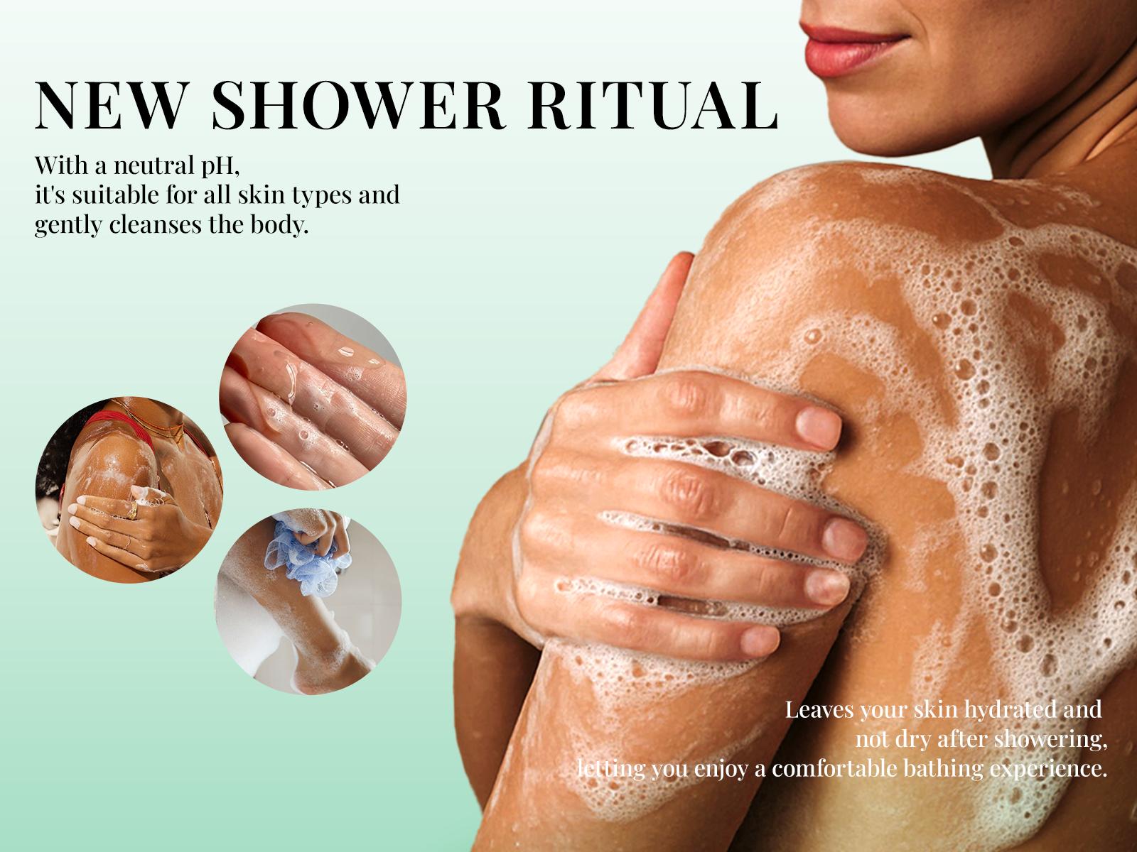 New!Sttes Shower Oil 02# (Irresistible Sunshine) 5.47 oz – Moisturizing Body Wash with Pistachio, Almond, Vanilla & Salted Caramel, Natural Plant Oils, No Mineral Oil, Parabens or Phthalates