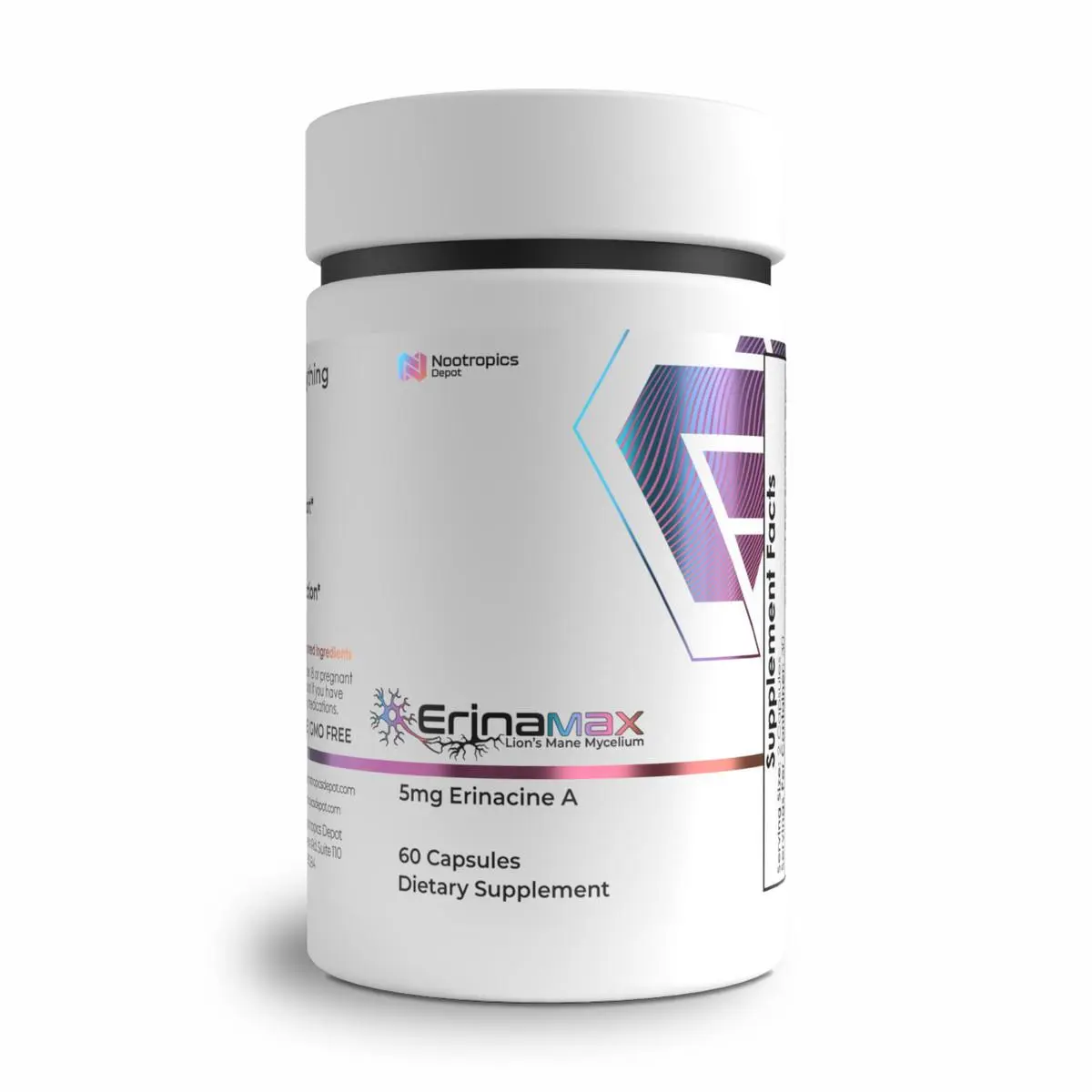 Erinamax Capsules | Liquid Culture Lion's Mane Mycelium