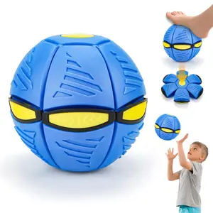Magic Flying Saucer Ball Transforming Bouncy Ball Toy Kids Presents Metaball Pop Up Flying Disc Flat Popup Ball Outdoor Interactive Kids Gift Pet Toy Birthday Easter Gifts for Kids dunk cam