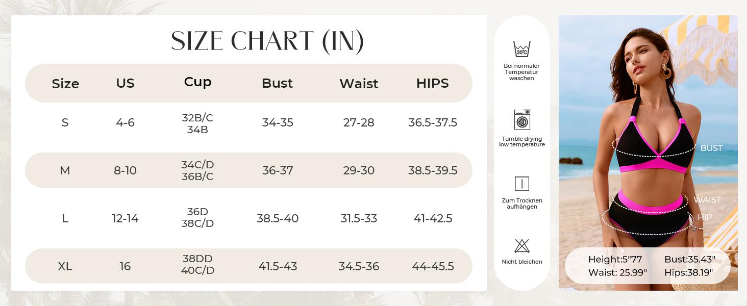 【S-XL】Hanna Nikole Popular Swimsuits, Womens Swimsuits, Textured Bathing Suit Tummy Control, Sexy Bikini