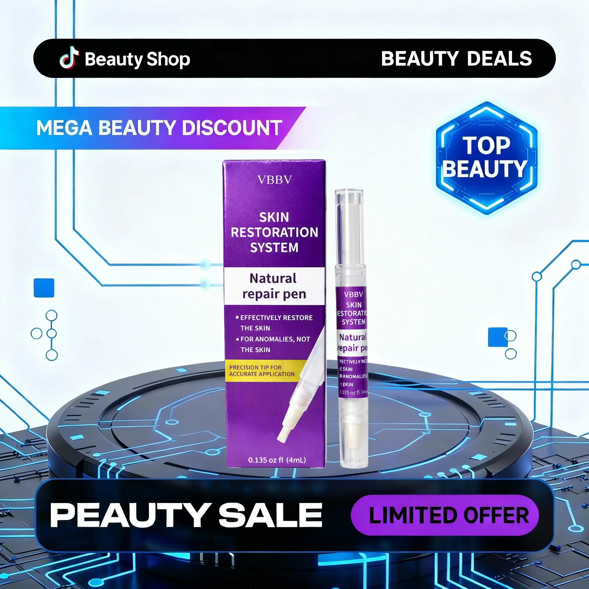 【Popular product】VBBV Natural Eraser Pen Repair skin blemishes and restore the skin to its original condition,travel essentials