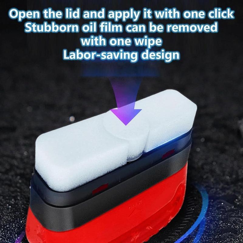 【TikTokShopBlackFriday Free Shipping 】Windshield Cleaner, Car Glass Oil Film Cleaner, Versatile Effective Glass Cleaning Brush, Oil Film Cleaning Brush, Glass Cleaning Tool