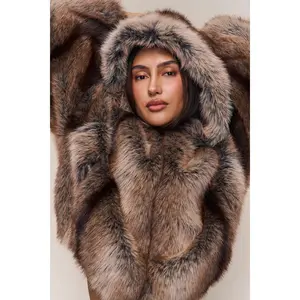 Cosette Cropped Faux Fur Jacket