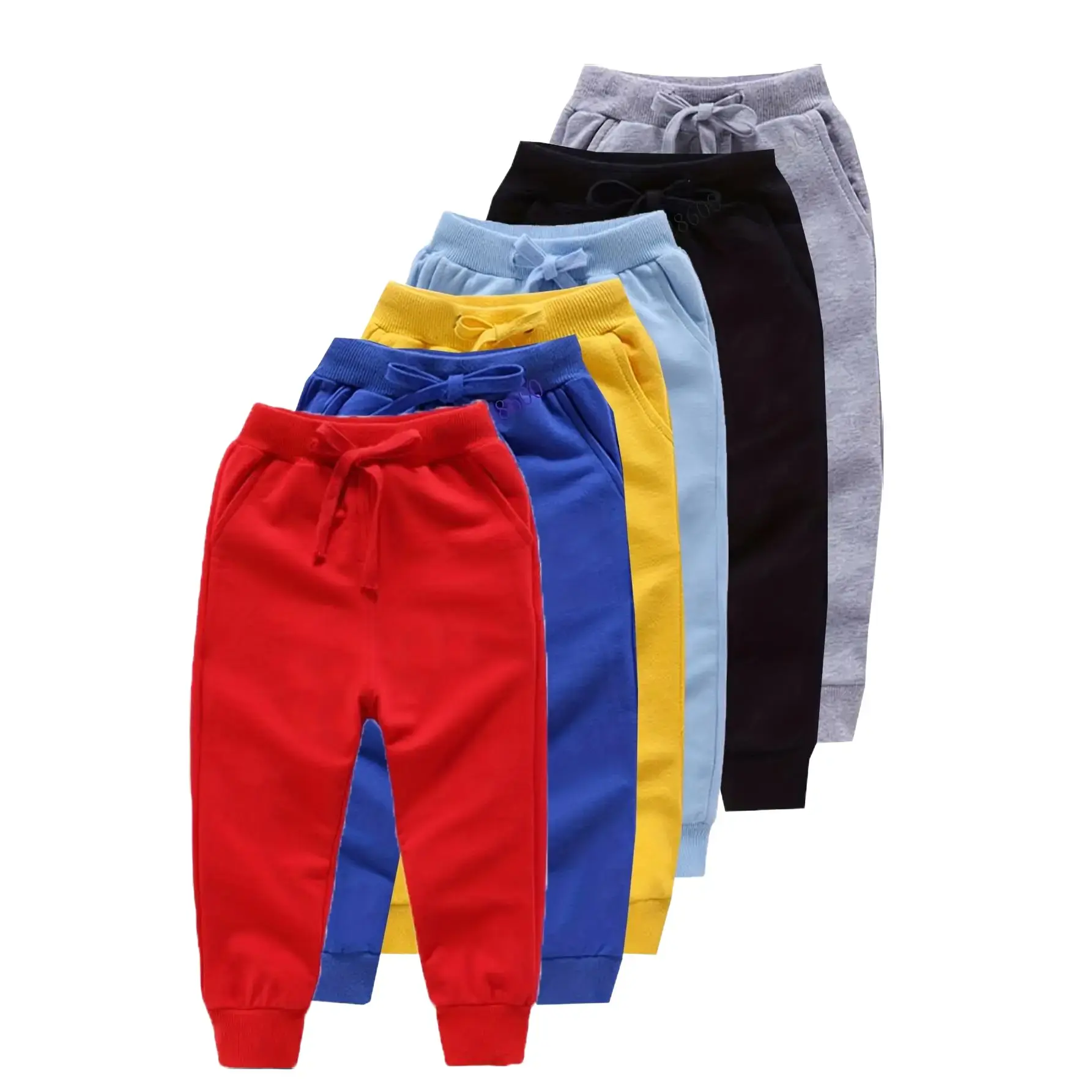 Boys' Polyester Track Pants with a Cute Duck & Ice Cream Print, Full-Length, Skateboarding-Lined for Back-to-School, Kids Outdoor Play, Casual Pants, Duck Print, Full-Length Pants