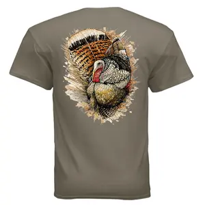 Turkey Feather Watercolor T-Shirt