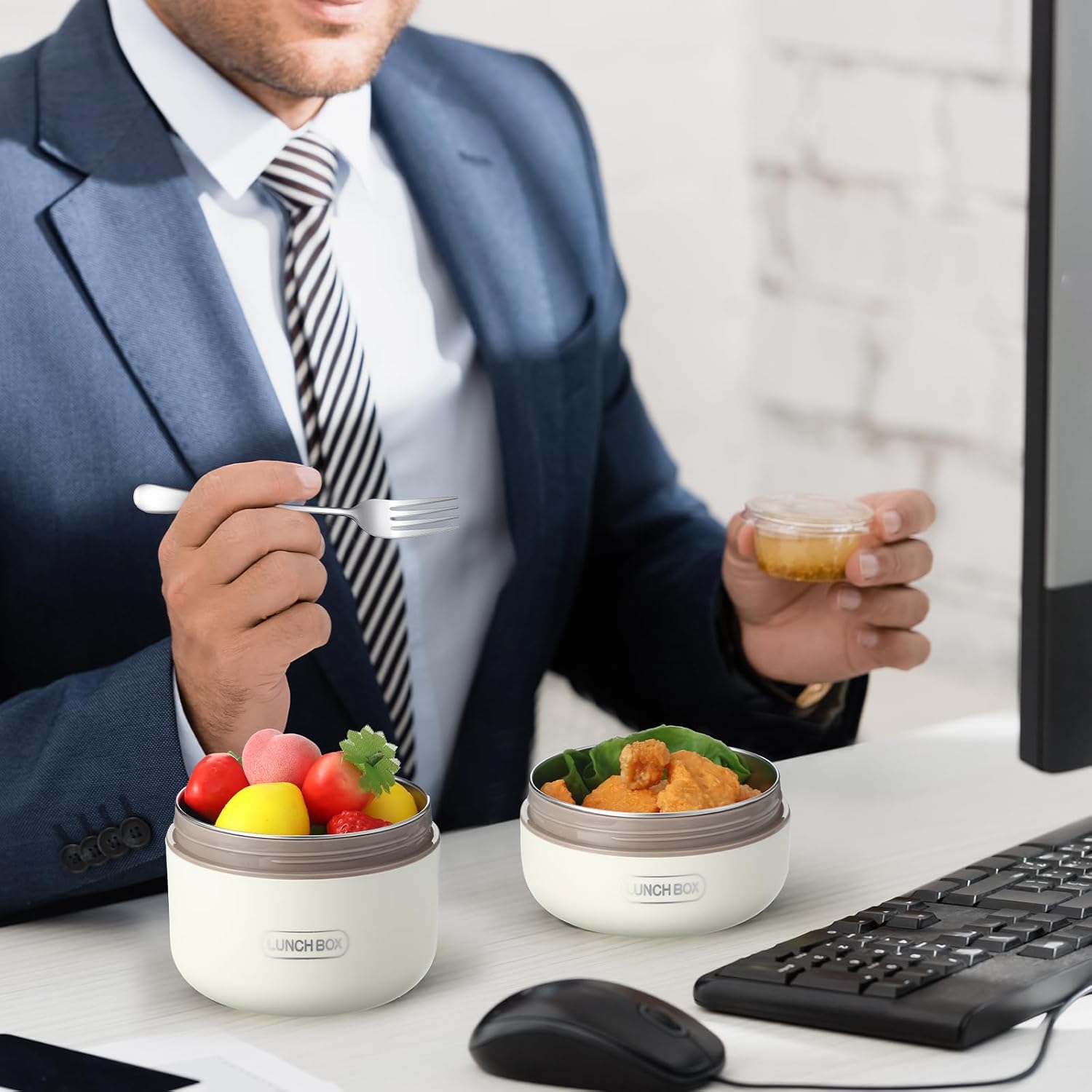 4-Layer Stainless Steel Tiffin Box with Insulated Carry Bag – Stackable Metal Meal Prep Container, Leak-Resistant Portable Food Storage System for Adults & Kids