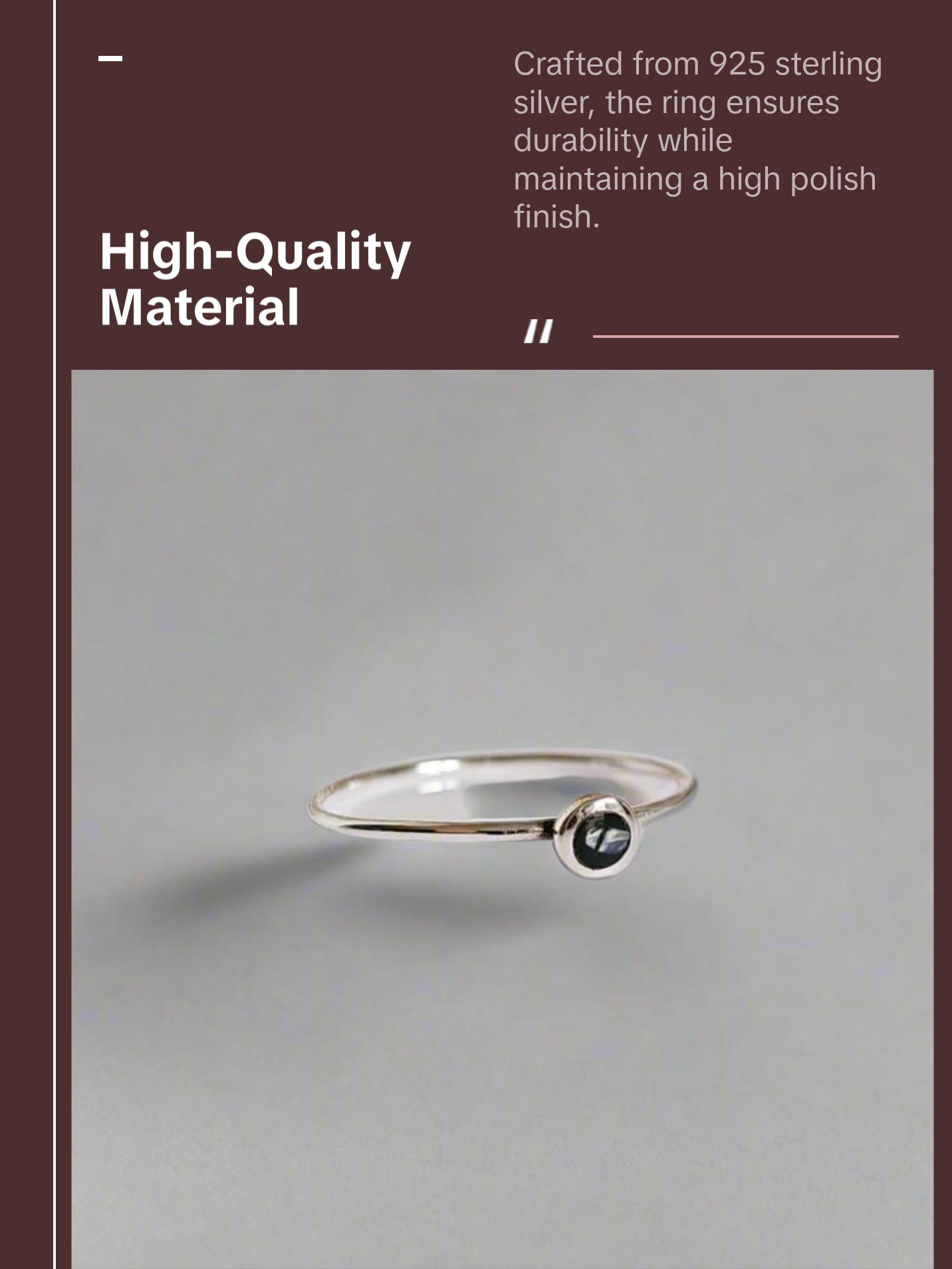 Sterling Silver 925 Dainty Tiny Ring