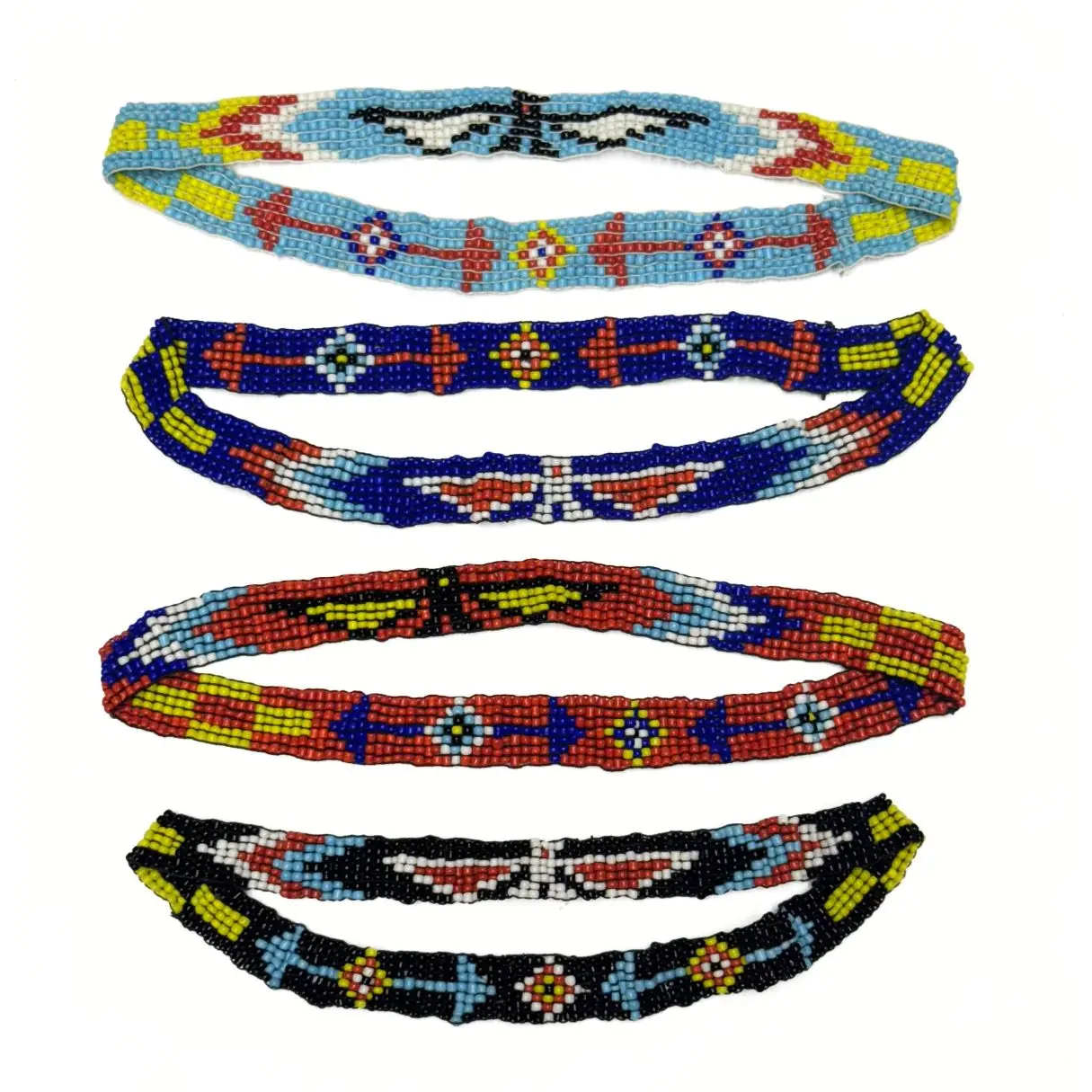 Hand Made Beaded Headband - Native American Style Hair Accessories