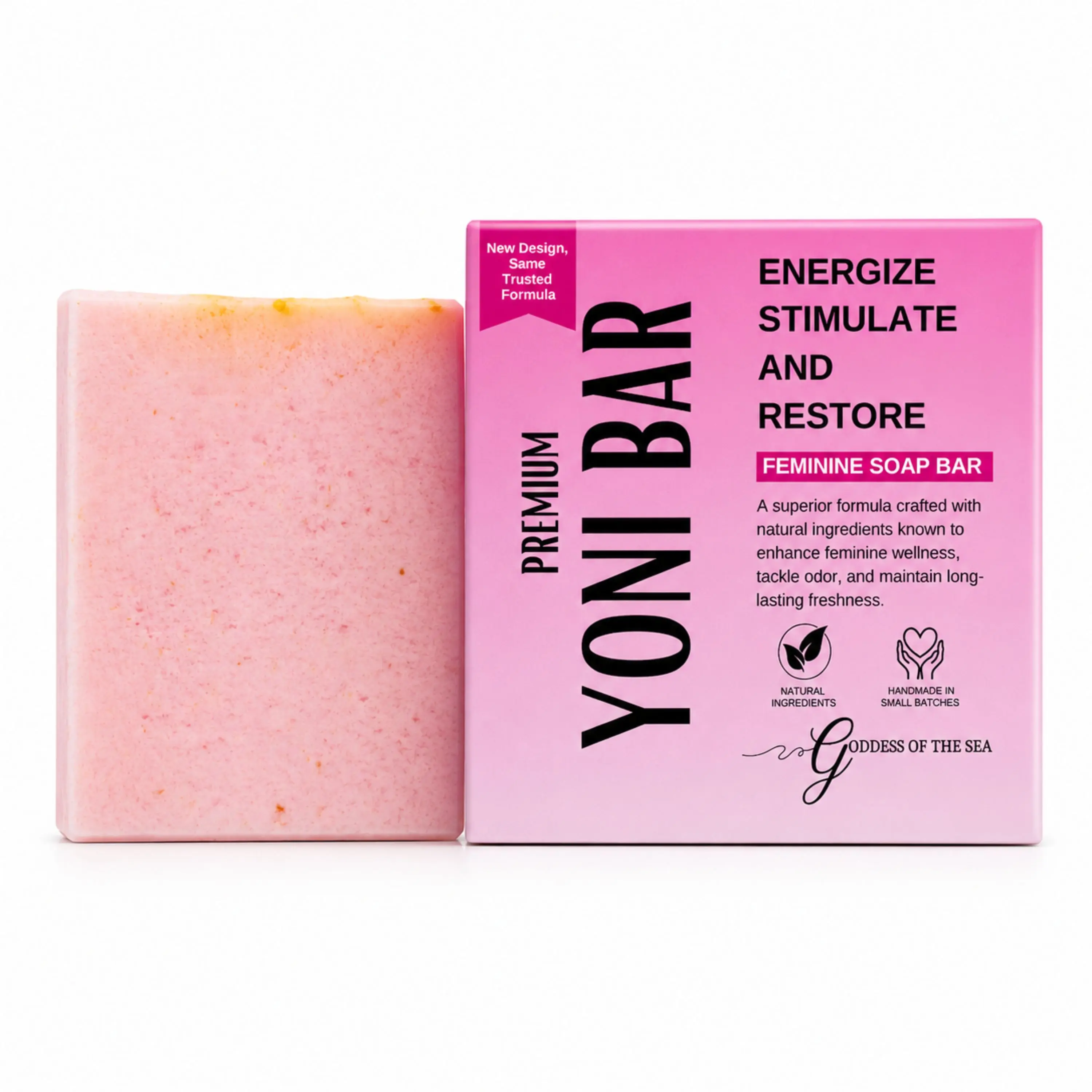 Premium Yoni Bar – Natural Feminine Care Soap for pH Balance, Odor Control & Hydration | Organic Herbal Ingredients | Gentle Yet Effective for Daily Intimate Hygiene | Handmade & Vegan
