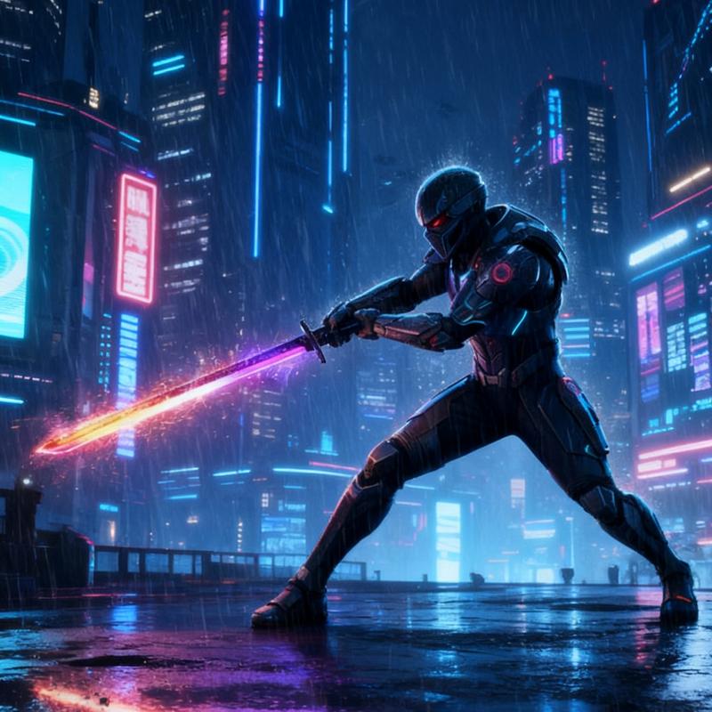 Valentines gifts for bf Cyberpunk Neon Sword- Rechargeable Spark Blade Sound & Fog for Rave, Cosplay & Display,Holiday Gifts Lightsaber Light toy