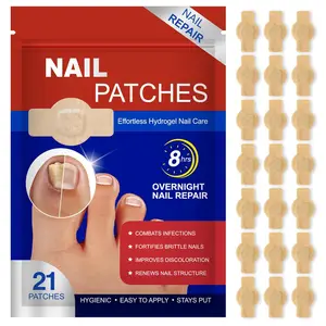 Nail Patches for Toenails & Fingernails, 8-Hour Overnight for Nail Care Stickers for Nails, Toenail Patches, 21 Counts Set