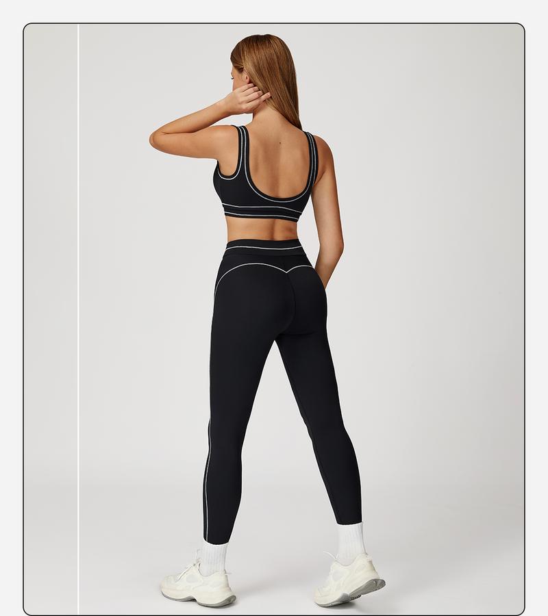MFVIM Women's Two-Piece Sports Set, Comfortable Activewear for Fitness and Gym, Athletic Clothing for Everyday Use Summer Sportswear Yoga Bottoms Sporty Casual Seamless MFVIM Women's Two-Piece Sports Set, Comfortable Activewear for Fitness and Gym, Athletic Clothing for Everyday Use Summer Sportswear Yoga Bottoms Sporty Casual Seamless