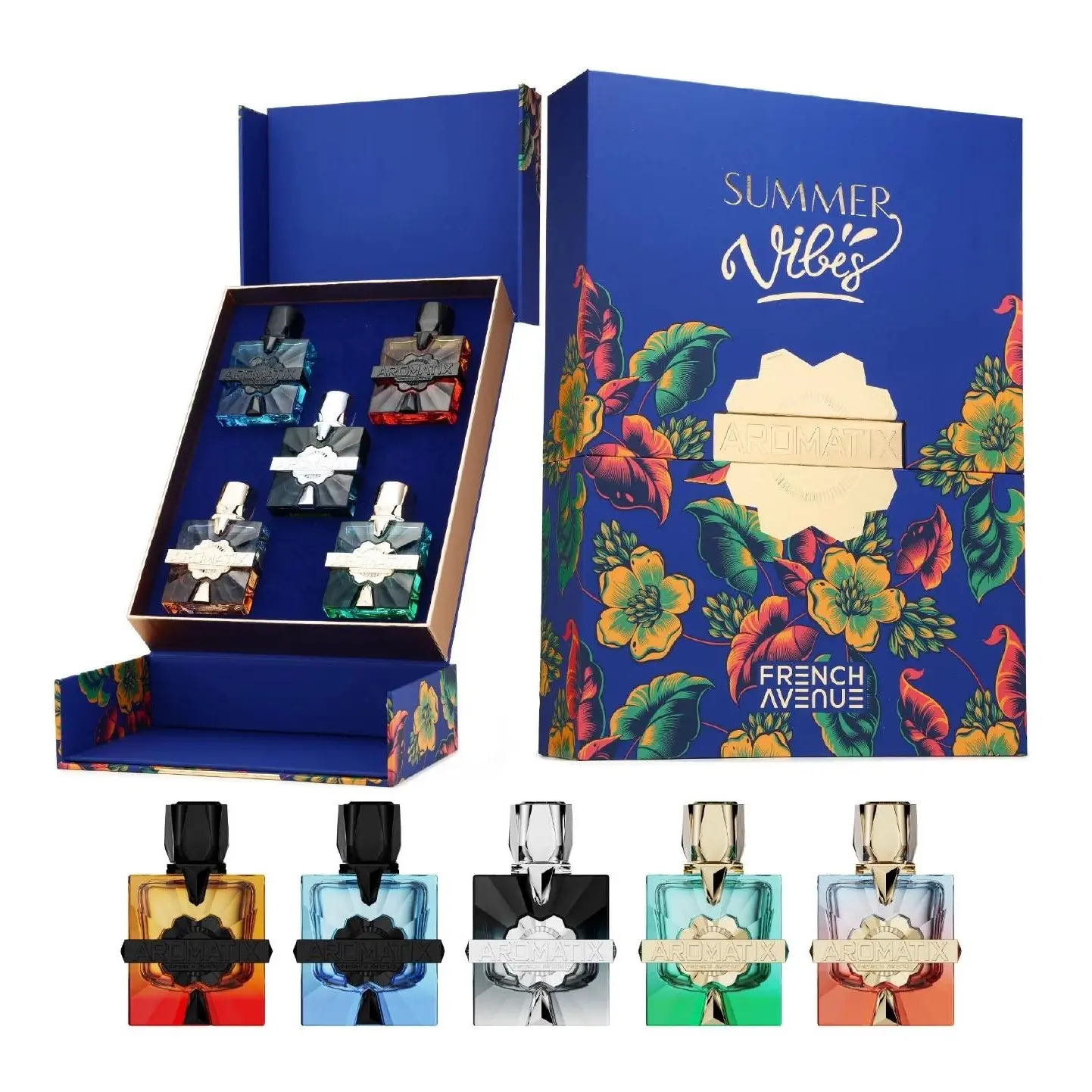 Aromatix Summer Vibes  Frostbite + Magnetic + Forbidden Fruit + Tease Me + Sun Kissed | 30ML Each Luxury Scent Bundle