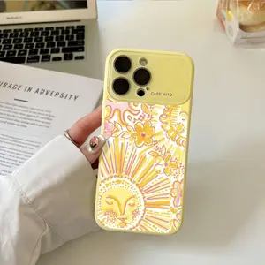 Chic sun totem Phone Case for iPhone11/12/13/14/15/16/17 promaxAnti-Slip, Ultra Thin | Aesthetic Touch for Daily Use  #DSCFYTTY1