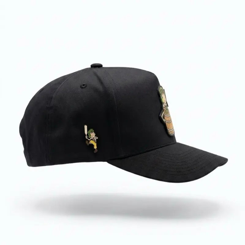 Chavo Snapback Hat - Black Baseball Cap with Adjustable Strap and Unique  Design