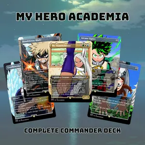 MTG Proxy 100+ Card Commander Deck – Rising Hero Academy | Quirk Power Theme | Includes Token