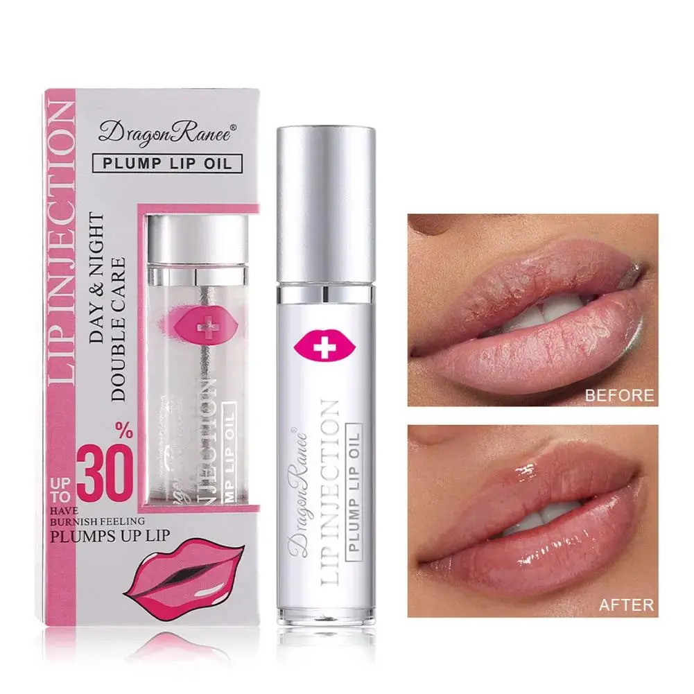 Lip Plumping Gloss with Ginger & Mint, a Hydrating Daily Moisturizer & Lip Oil Treatment for a Smooth Finish - Flawless Lipstick Primer & Topper, Hydrate