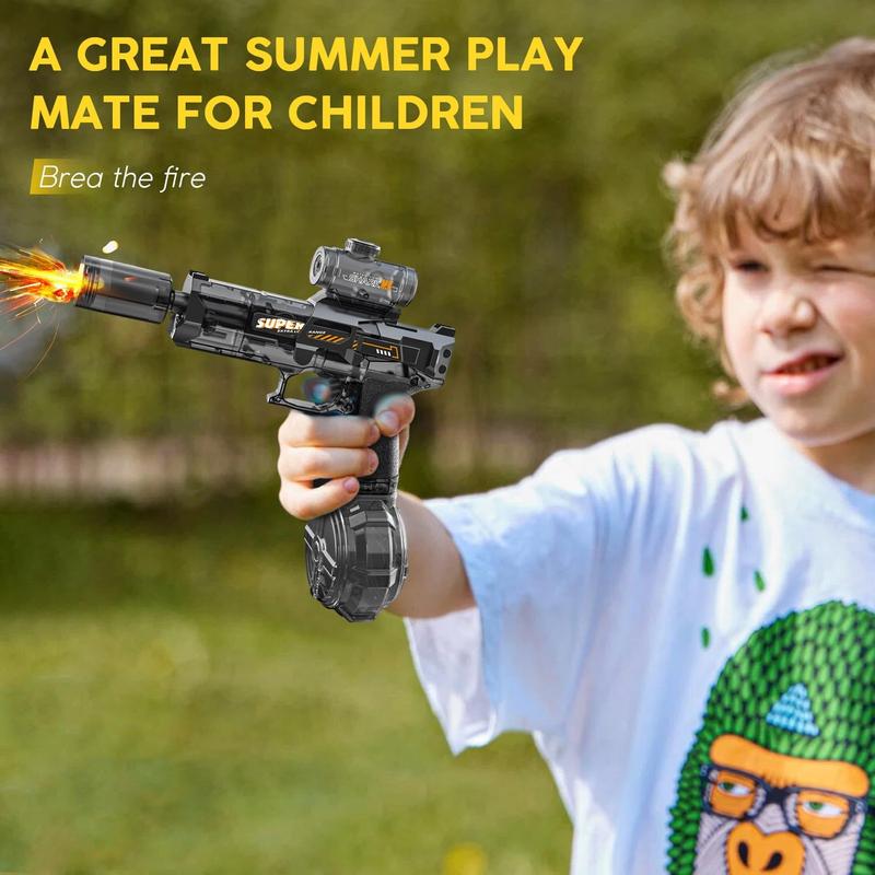 Ultimate Battle Powerful Electric Water Gun, Automatic Squirt Gun with Glowing Realistic Muzzle 320cc High Capacity, Up to 32 FT Range, Outdoor Summer Party Toy for Adults &Kids Toys for Christmas Gift, Halloween Present, Black Friday Gifts Ultimate Battle Powerful Electric Water Gun, Automatic Squirt Gun with Glowing Realistic Muzzle 320cc High Capacity, Up to 32 FT Range, Outdoor Summer Party Toy for Adults &Kids Toys for Christmas Gift, Halloween Present, Black Friday Gifts