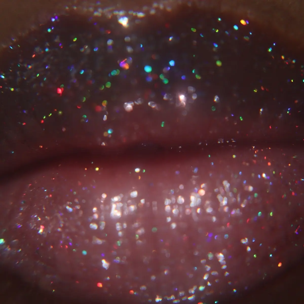 Pulsar: Rose Gold Glitter Lip Oil Gloss  sheer holographic- Glittery Sparkly Formula for Glittery Lips Gloss Lipstick Makeup lip oil gloss lipgloss Fleeky Friday holographic lip gloss Moisturize Glossy Hydrating subtle plumping effect