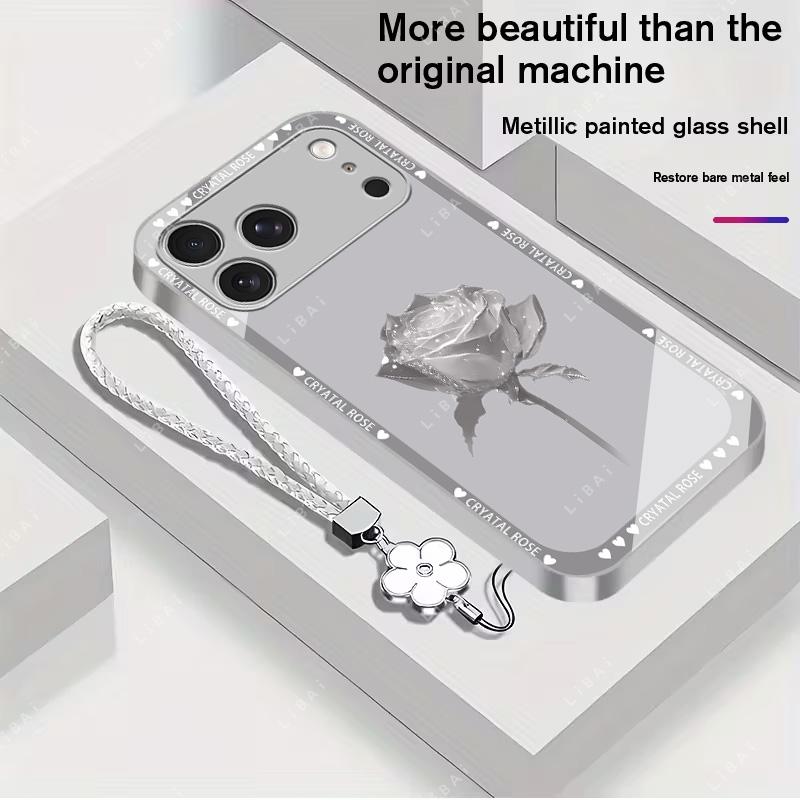 Brand new premium phone case,For iPhone 17/16/15/14/13/12/11 Pro Max Plus and Samsung models (S25, S24, S23, S22, S21, S20,A series) Free four-leaf clover lanyard,drop-proof and fingerprint-resistant,simple and elegant design,multiple colors available 995