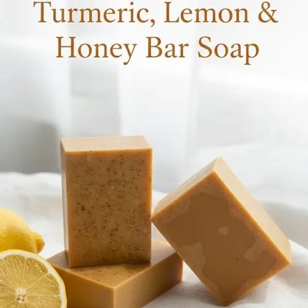Turmeric+Lemon+ Honey Soap Bar Skincare
