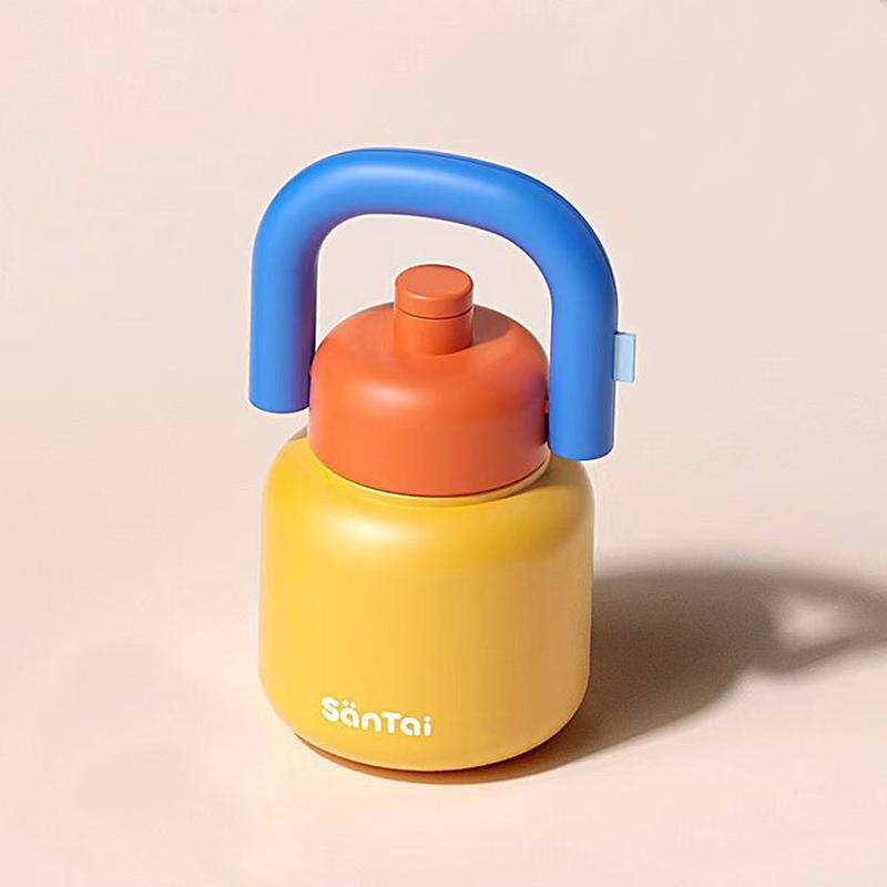 Big Belly Thermos 1000ml/34oz SUS 316 Stainless-Steel 12h Hot 12h Cold With Handle And Straw Baby Safe Material