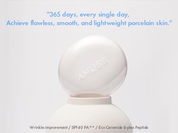 [AMUSE Seoul Official] CERAMIC SKIN PERFECTOR CUSHION FOUNDATION | 4 shades