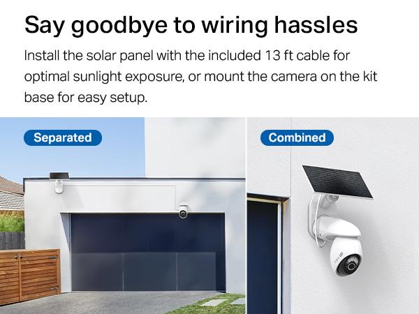 TP-Link & Tapo C660 Kit(2-Pack) 4K Ultra HD Outdoor Pan/Tilt Security Camera with Solar Panel,VistaCam 360° Pan, 24/7 Time-Lapse Capture, Free Person/Vehicle Detection, SD/Cloud Storage, Works with Alexa & Google Home Connection Digital Monitoring Mount