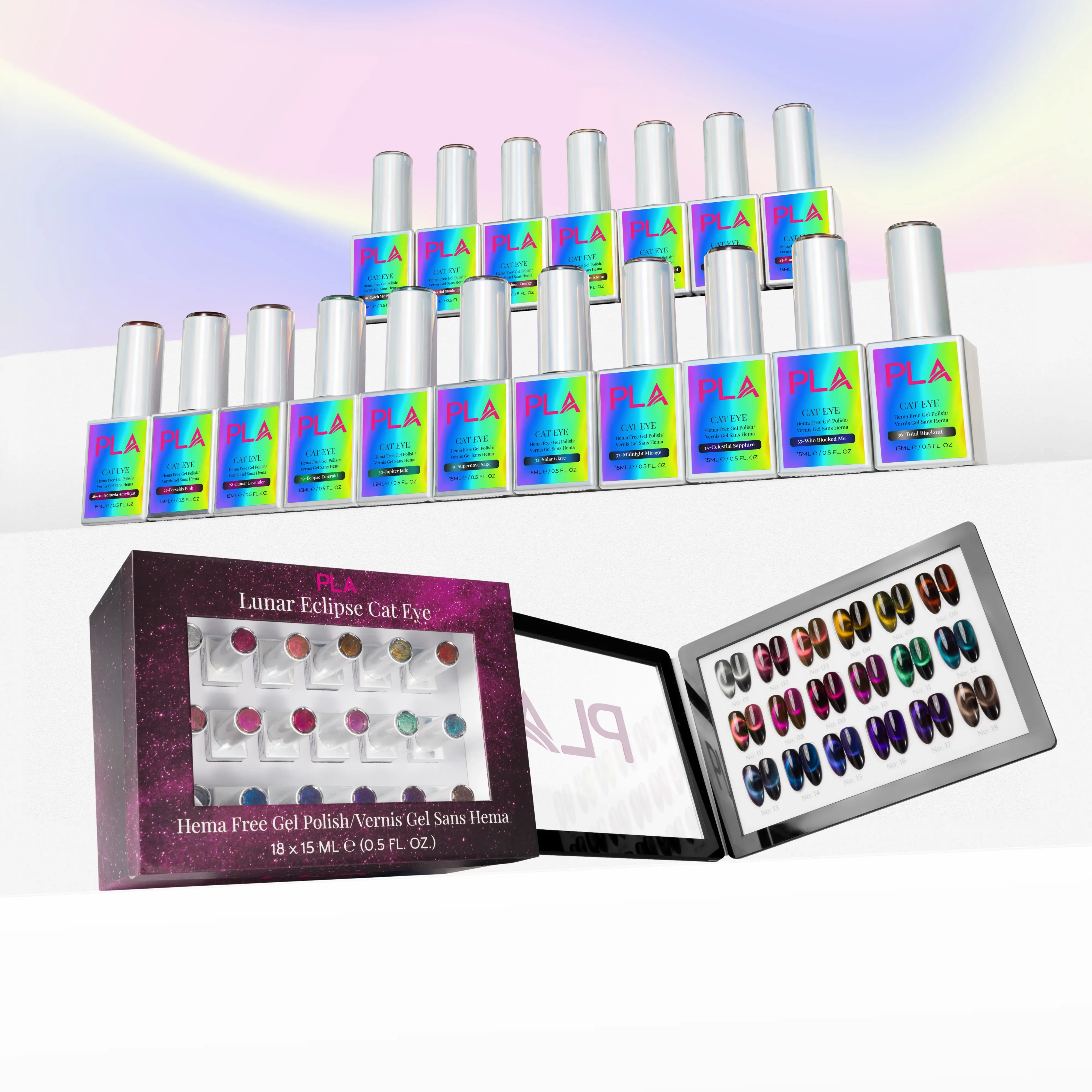 PLA Lunar Eclipse - Dual Cat Eye Gel Polish Collection - HEMA-Free