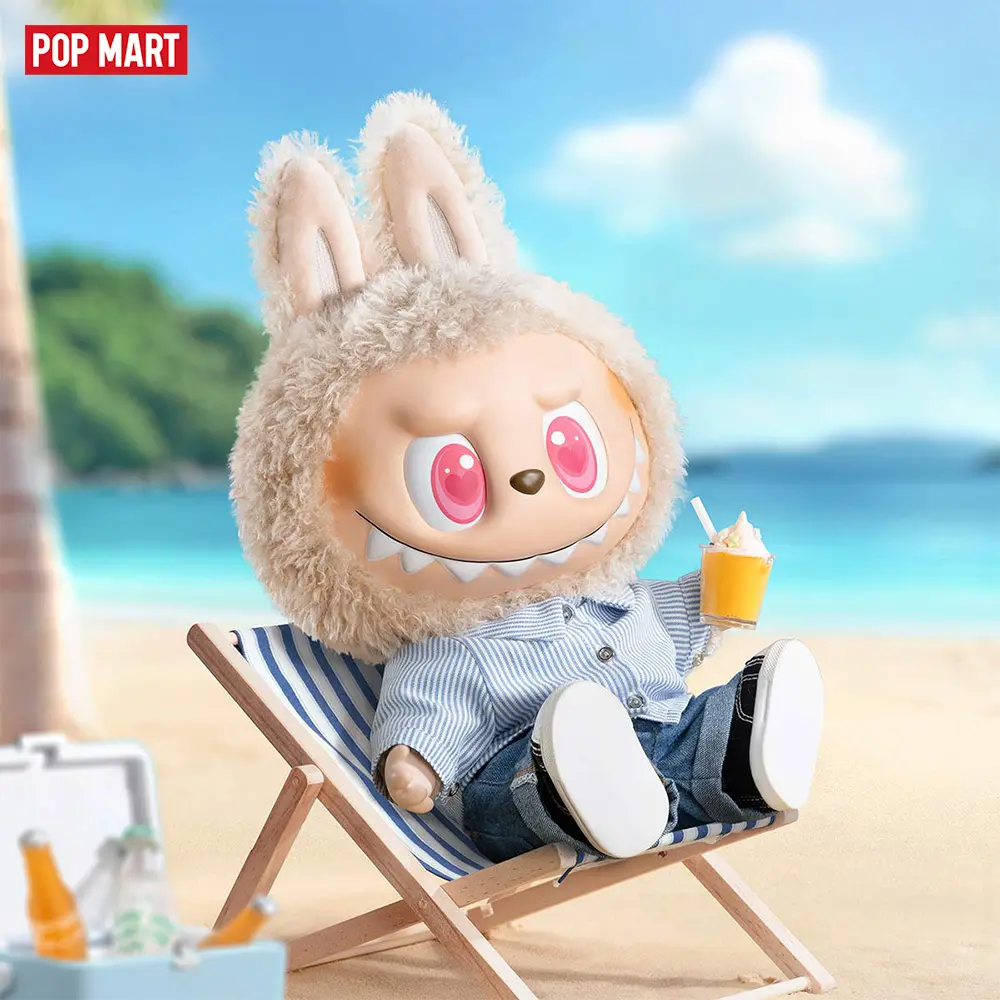 POP MART THE MONSTERS - FLIP WITH ME Vinyl Plush Doll, Labubu Collectible Toys