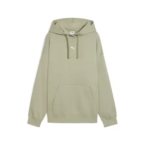 PUMA Womens Essentials Oversized Hoodie Casual Outerwear Casual - Green