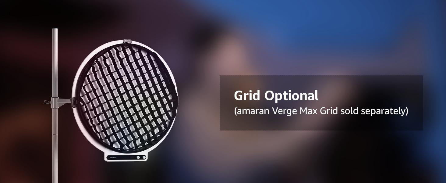 amaran Verge Max Kit (White) - light designed for desktop creators and compact spaces