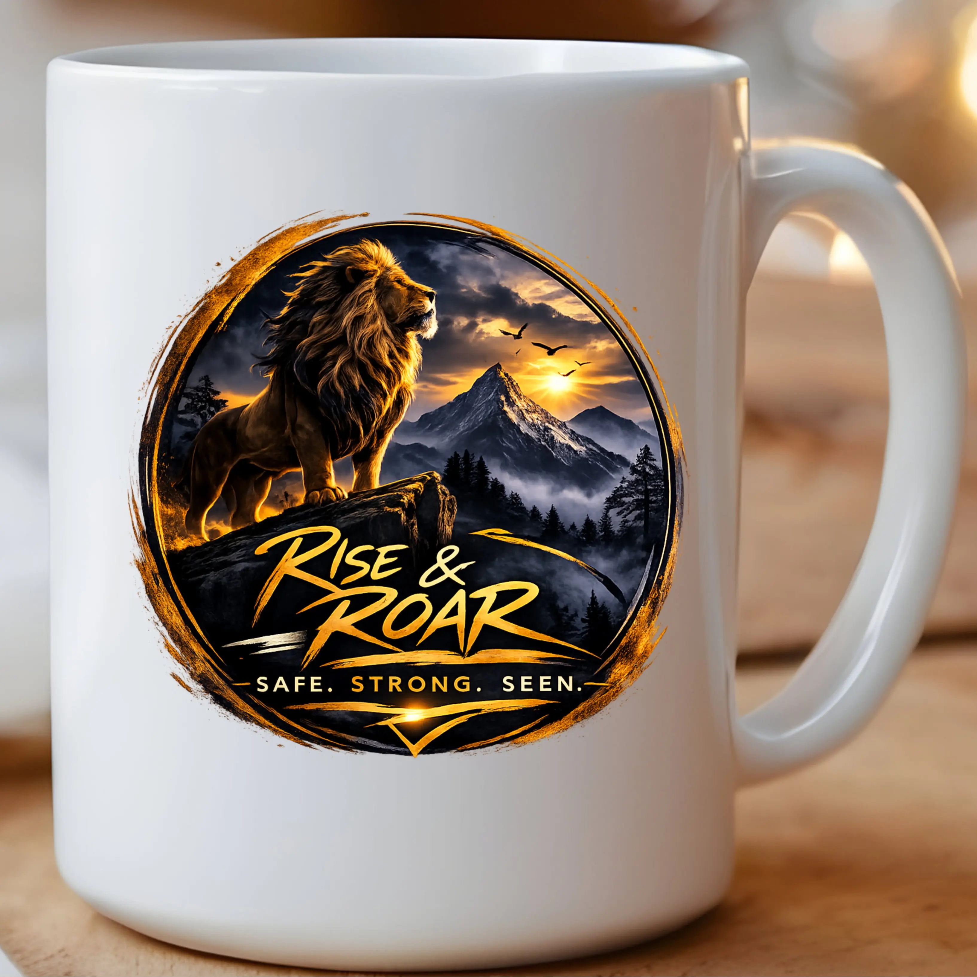Motivational Ceramic Coffee Mug - 11oz Reusable Dishwasher-Safe Kitchen Drinkware, 15oz Classic Glossy, 15oz Color-Changing Novelty Solid Graphic Strong Daily-Use Option