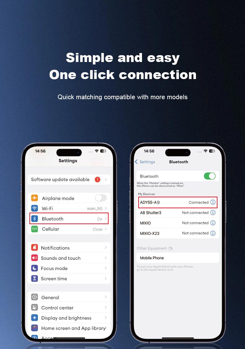 MGALL Wireless Mini Remote Control 2025 New Page Turner & TikTok Video Scroller, Remote for Camera & Video Recording, Compatible with iOS & Android Phones