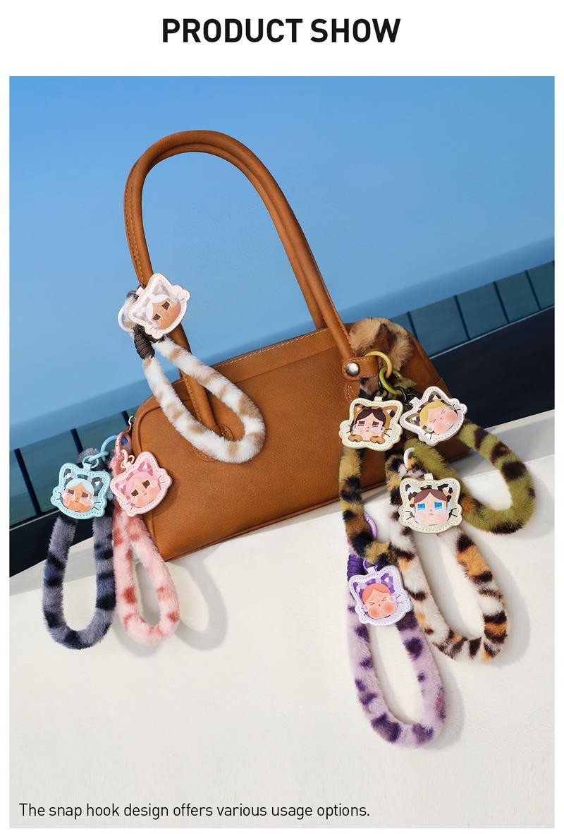 POP MART CRYBABY Wild but Cutie Series-Phone Charm Blind Box