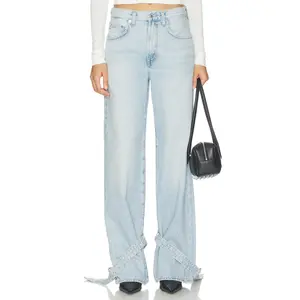 AGOLDE Cinched Hem Loose Taper Jeans in Custom