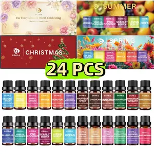 Scented Essential Oils Set |  Lavender Eucalytus, sea salt, Rose, Peach Essential oils for Scented Candle Making, Diffuser, Air Freshener Refill, Humidifier Supplies, Gift for women, Girlfrend, Mother's Day , Wedding Gift, Home Fragrance, Seasonal Decor