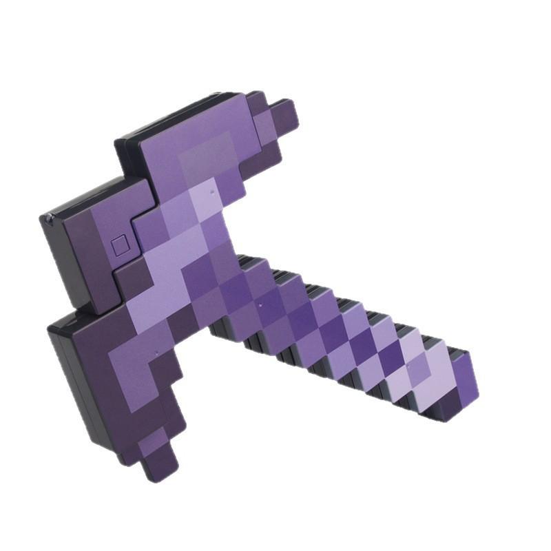 2 in 1 Sword & Pickaxe Transforming Toy with Game-Inspired Light & Sound Effects for Kids