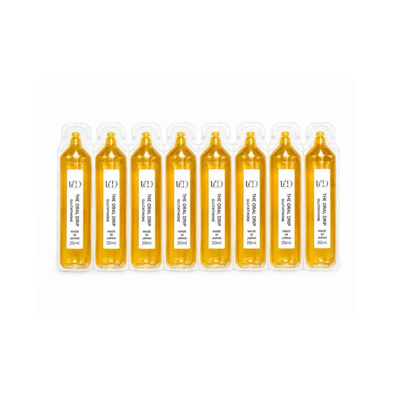 The Oral Drip Premium Glutathione Wellness Drink Ampoules 20ml x 8 | Japanese-Inspired Daily Beauty & Wellness Supplement