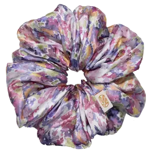 Floral Fields Silk Scrunchie