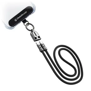 ChargeLoop  - USB-C Charging Anti-Theft Phone Strap for Smartphones - Midnight