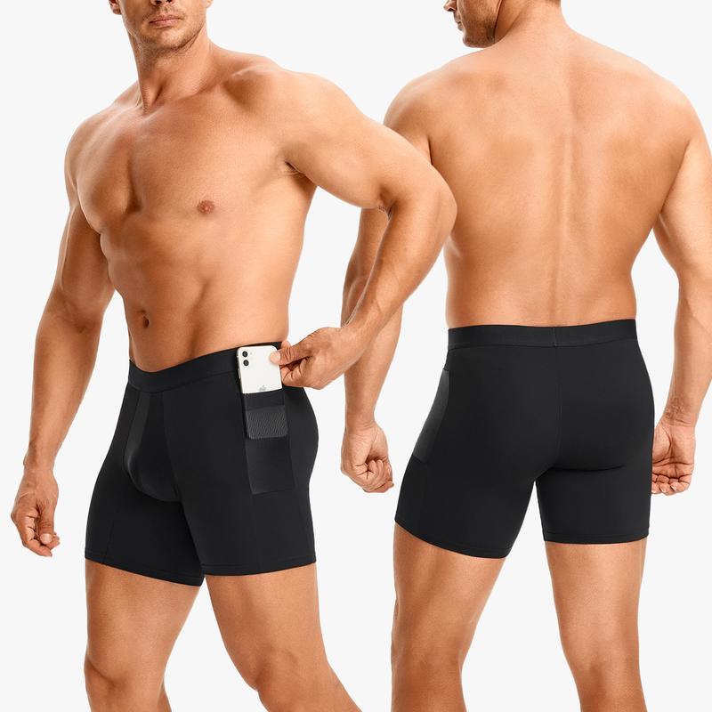 Nebility Men's Compression Shorts with Side Pockets High Performance Workout & Running Spandex Shorts for Enhanced Performance